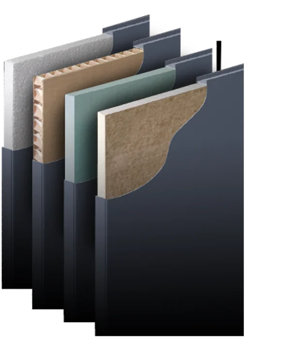 Hollow metal door model diagram